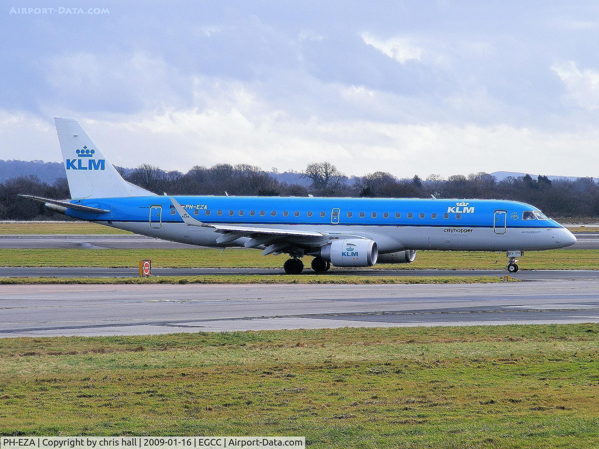 PH-EZA, 2008 Embraer 190LR (ERJ-190-100LR) C/N 19000224, KLM
