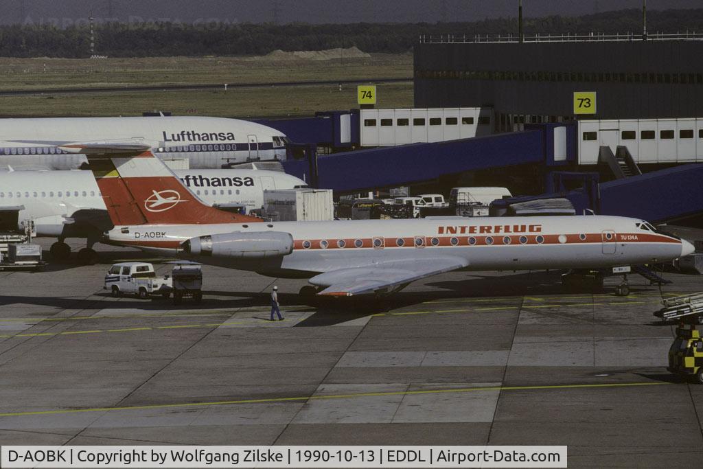D-AOBK, 1975 Tupolev Tu-134A-3 C/N 31218, visitor