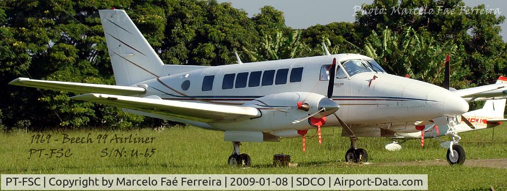 PT-FSC, 1968 Beech 99 Airliner C/N U-65, The unic Beech 99 Airliner in Brazil.