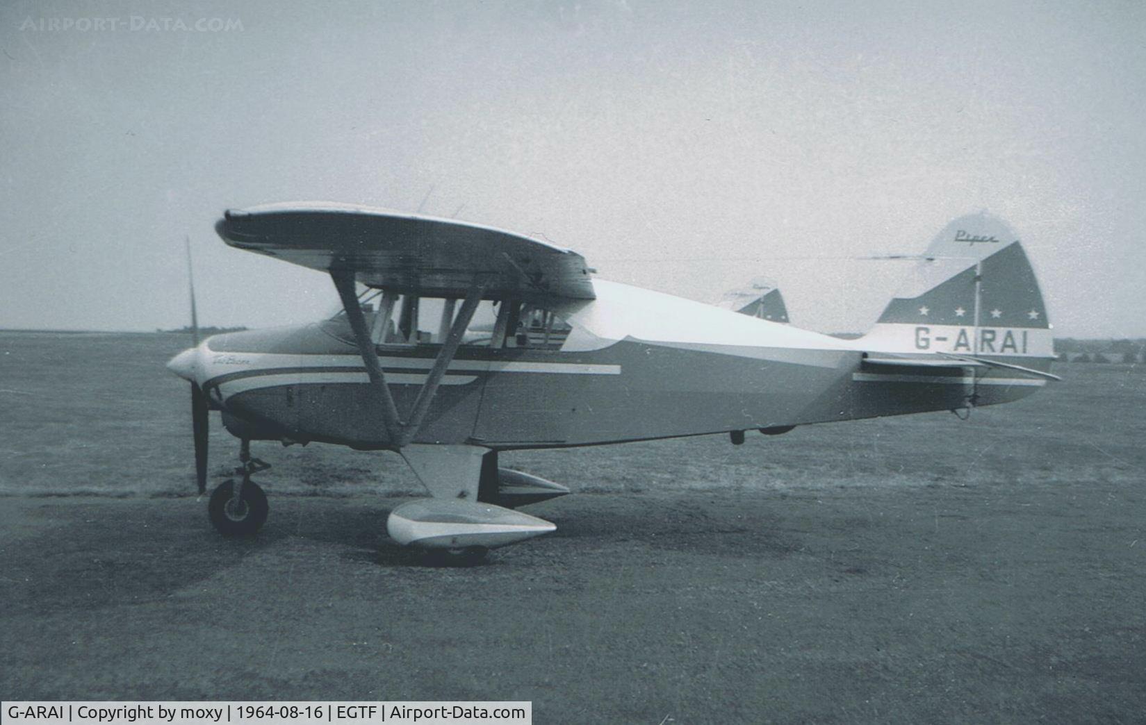 G-ARAI, 1960 Piper PA-22-160 Tri Pacer C/N 22-7421, PIPER PA22-160 TRI-PACER