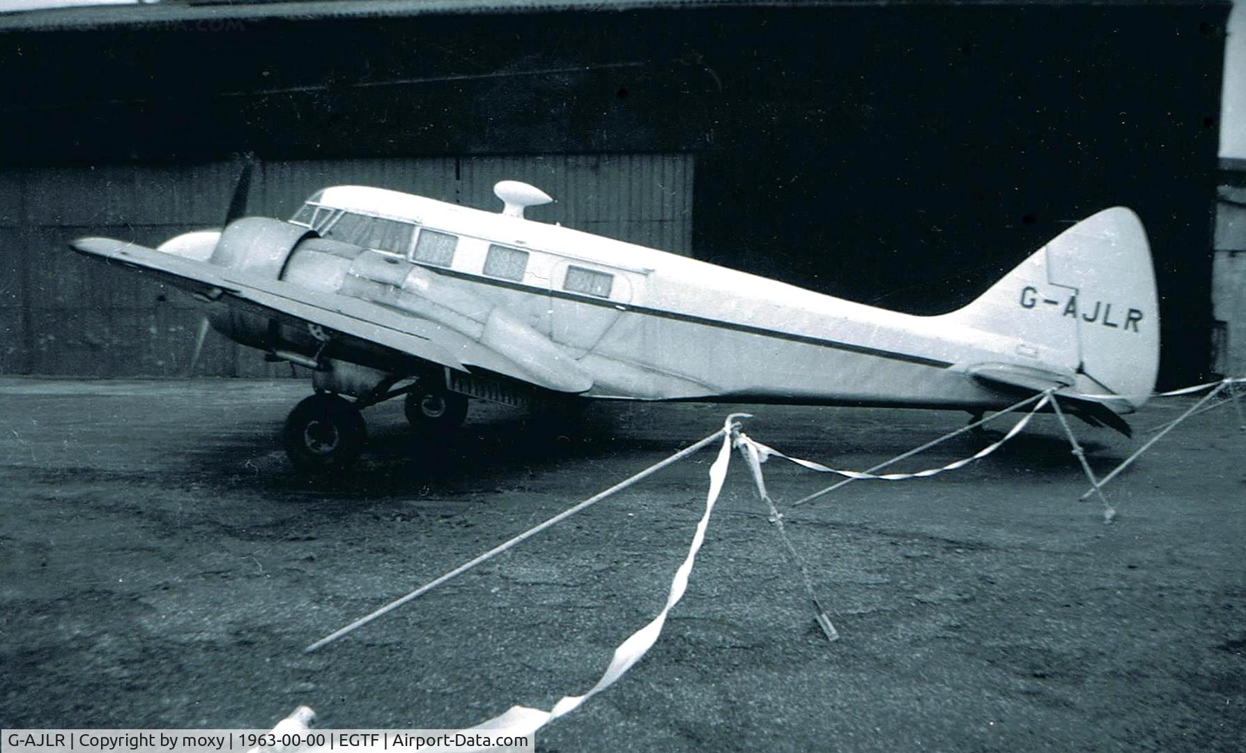 G-AJLR, Airspeed AS.65 Consul C/N 5136, Consul owned at the time by All Power Transformers Ltd.