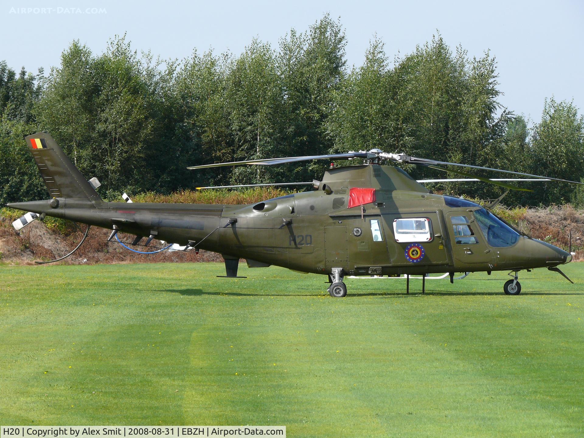 H20, Agusta A-109BA C/N 0320, Agusta A109HO Hirundo H-20 Belgian Air Force