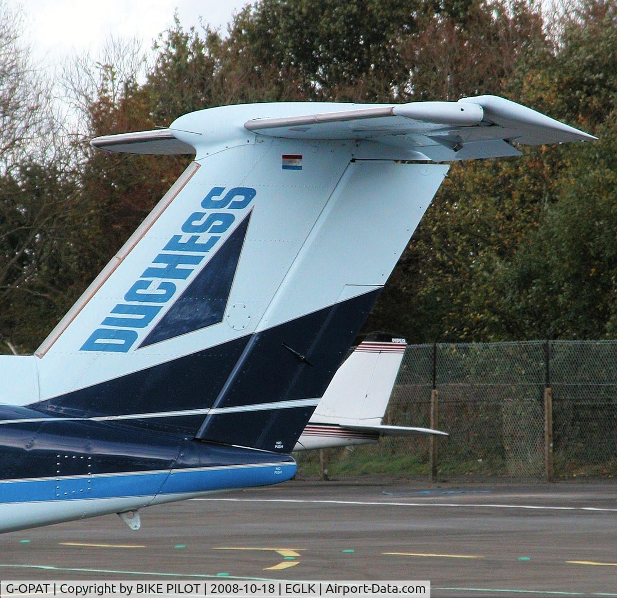 G-OPAT, 1979 Beech 76 Duchess C/N ME-304, DEFINATELY A DUCHESS