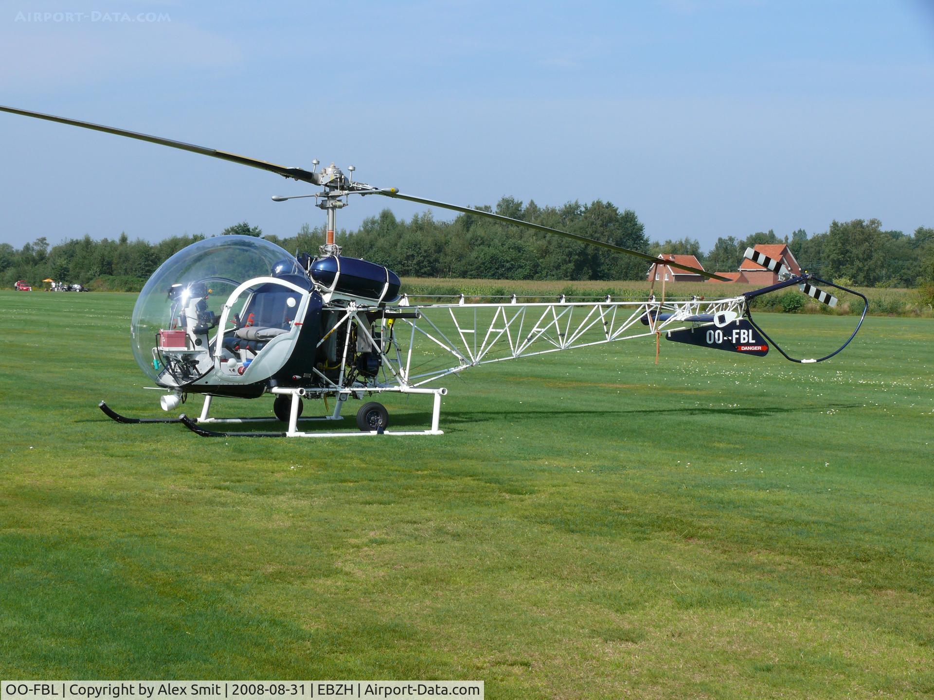 OO-FBL, Agusta AB-47G-2 C/N 111, Bell AB-47G2 Sioux OO-FBL Bussé Helicopters