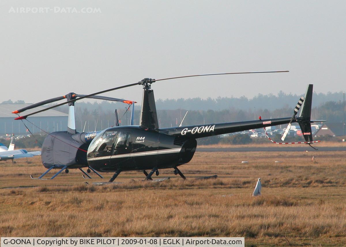 G-OONA, 2005 Robinson R44 Clipper II C/N 10907, VISITING R44