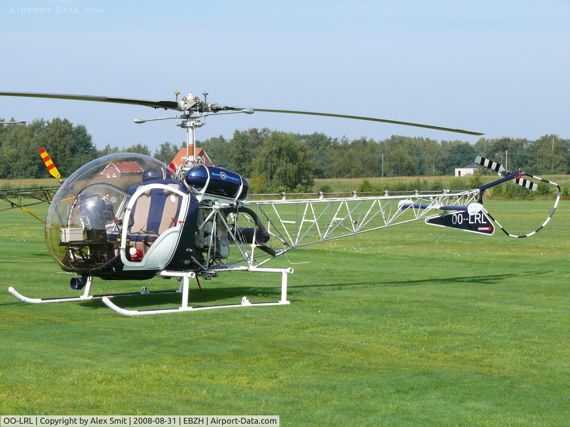 OO-LRL, Bell 47G-2 C/N 1638, Bell AB-47G2 Sioux OO-LRL Bussé Helicopters