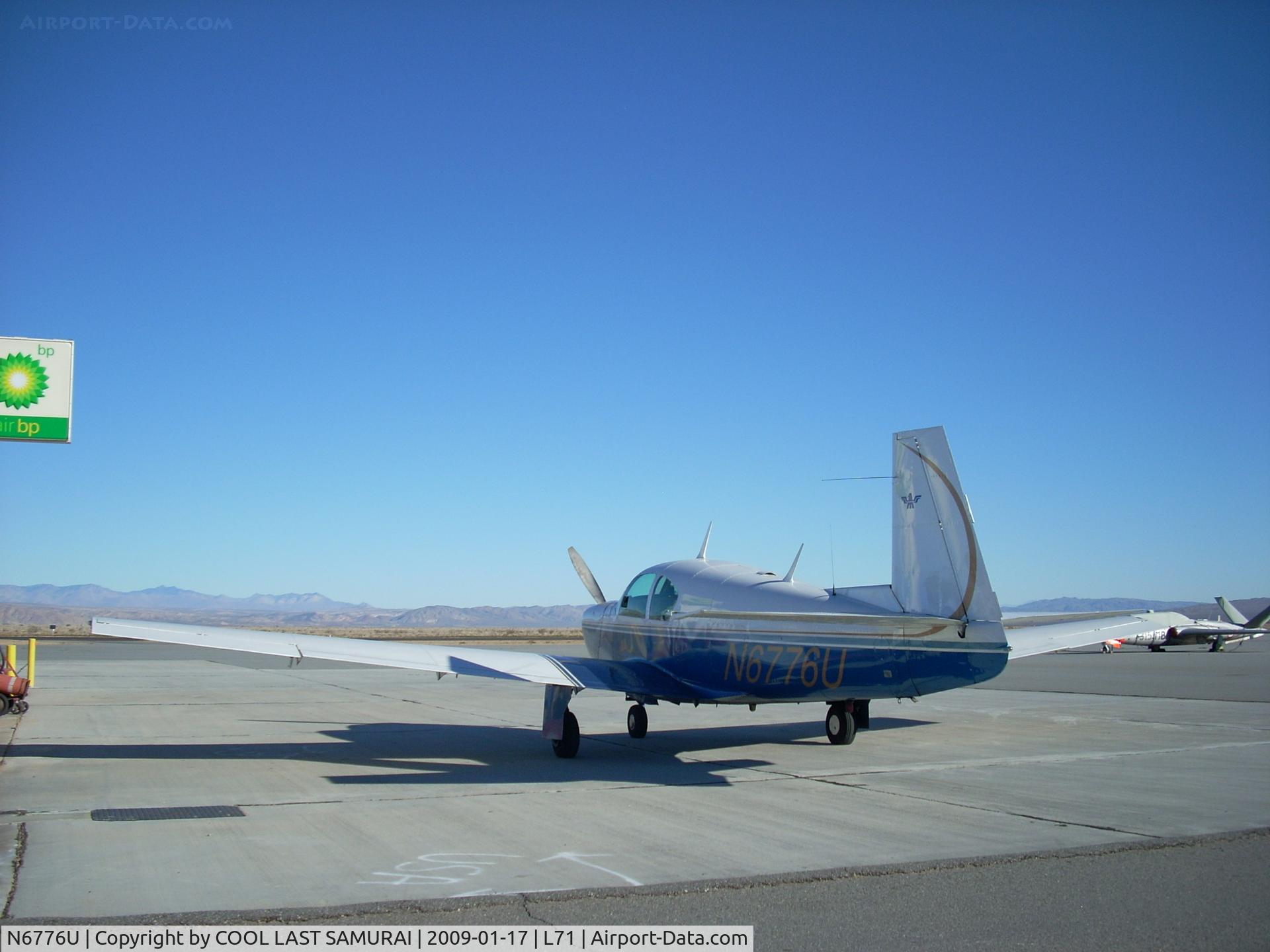 N6776U, 1963 Mooney M20C Ranger C/N 2498, California City Airport Fuel Pit
