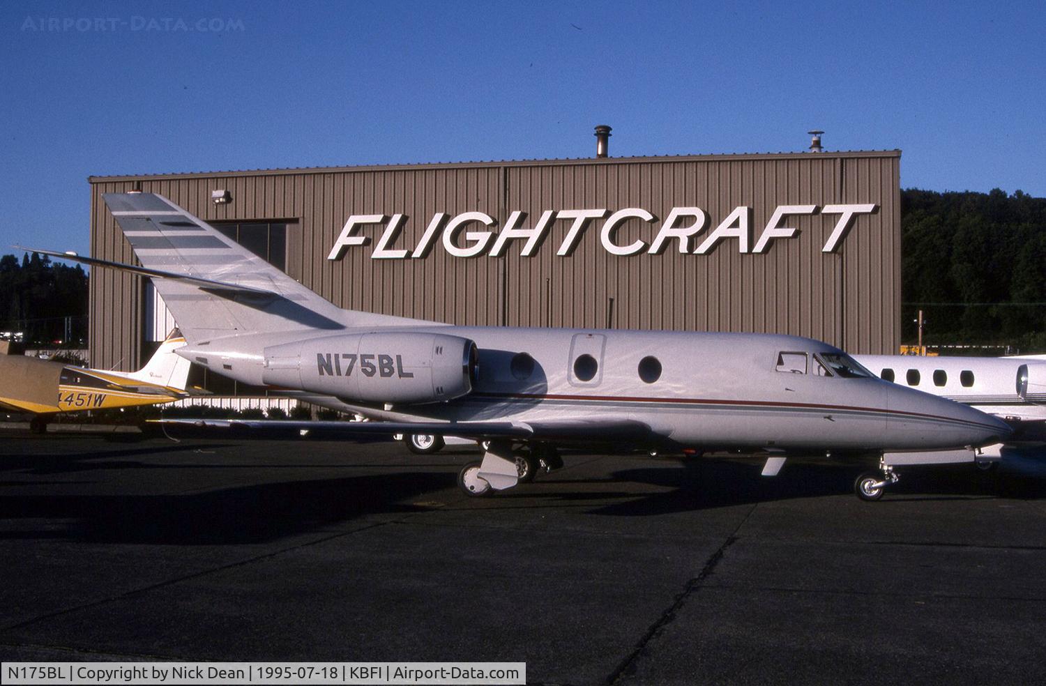 N175BL, Dassault Falcon 10 C/N 168, KBFI