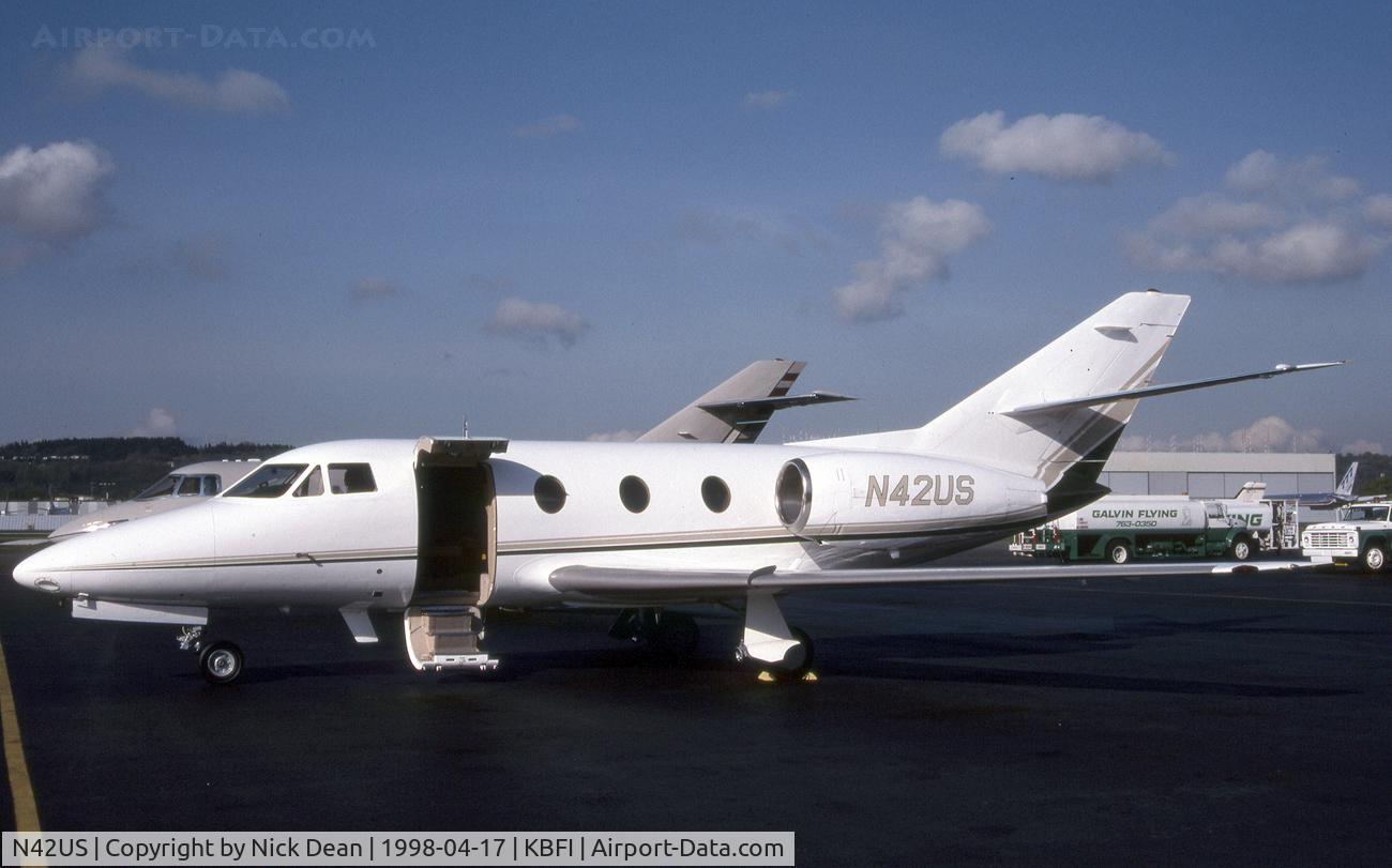 N42US, 1980 Dassault Falcon 10 C/N 171, KBFI