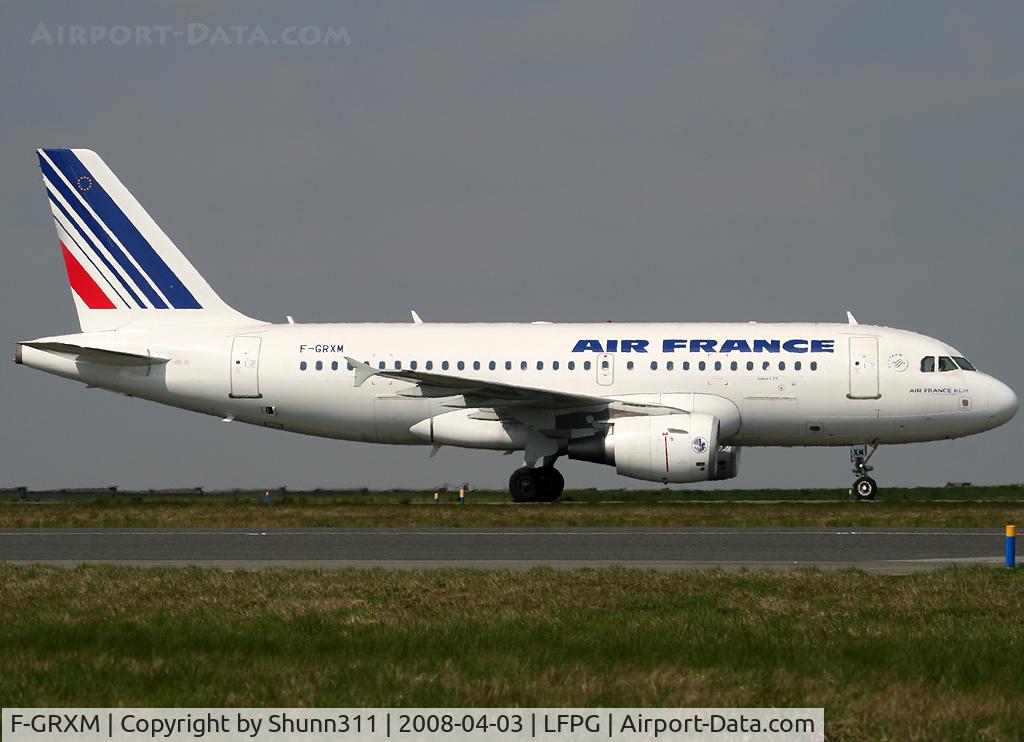 F-GRXM, 2006 Airbus A319-111 C/N 2961, Rolling to his gate...