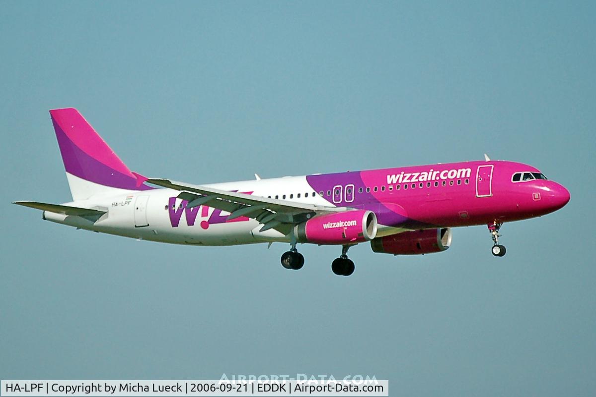 HA-LPF, 2002 Airbus A320-233 C/N 1834, On finals