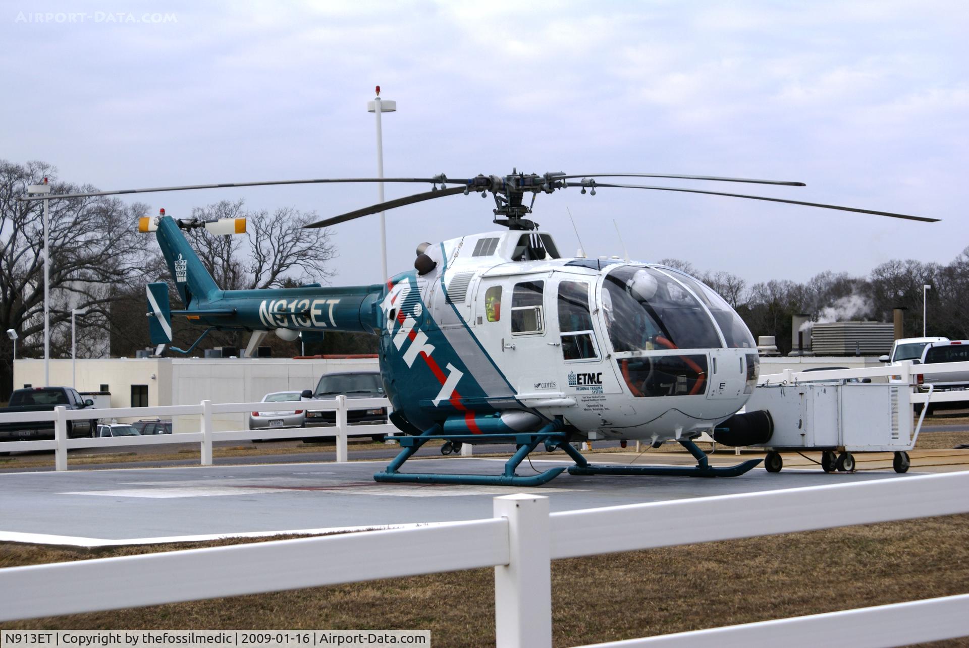 N913ET, 1982 MBB Bo.105C C/N S-583, ETMC Air 1 West Athens Texas