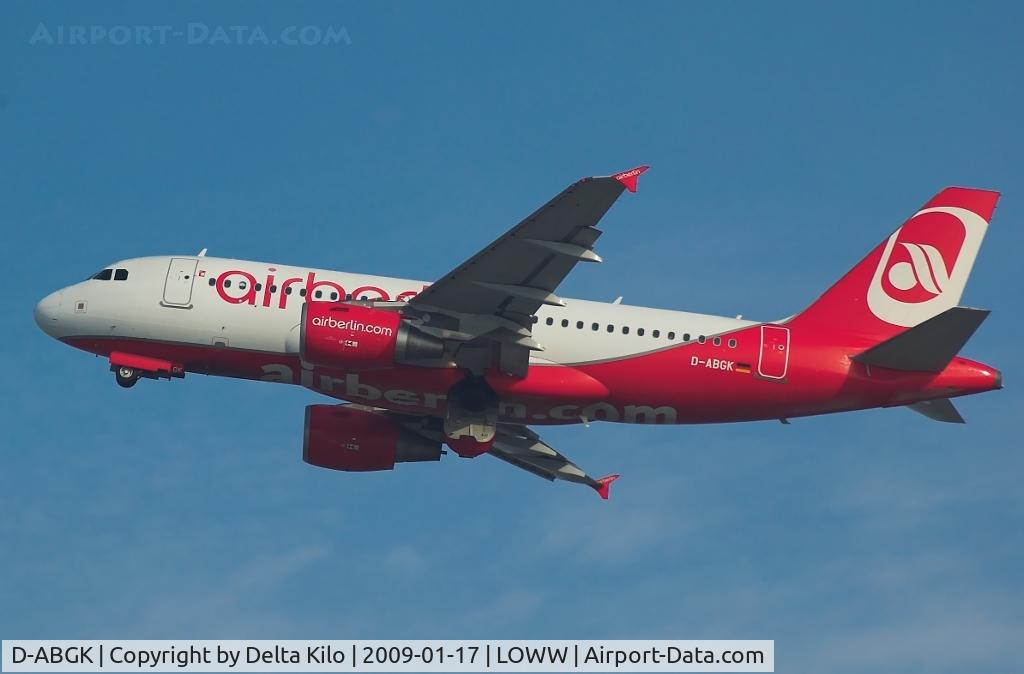 D-ABGK, 2008 Airbus A319-112 C/N 3447, AIR BERLIN  A319
