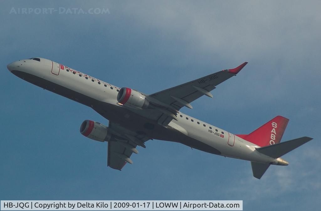 HB-JQG, 2008 Embraer 190LR (ERJ-190-100LR) C/N 19000189, FLYBABOO