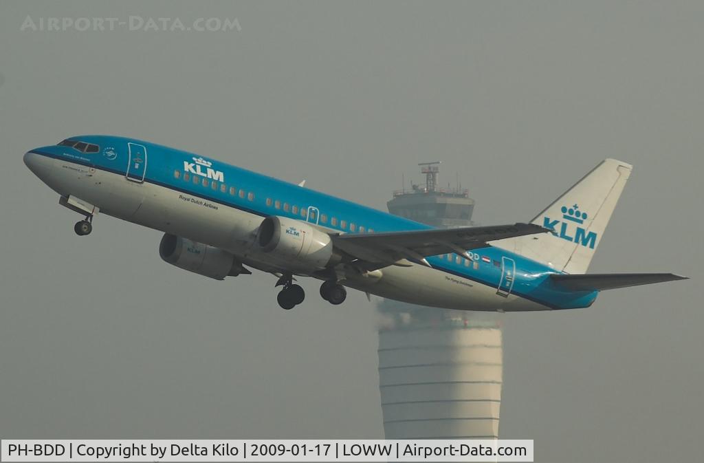 PH-BDD, 1986 Boeing 737-306 C/N 23540, KLM