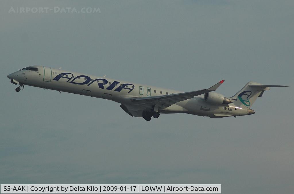 S5-AAK, 2007 Canadair CRJ-900ER (CL-600-2D24) C/N 15128, Adria CRJ-900ER