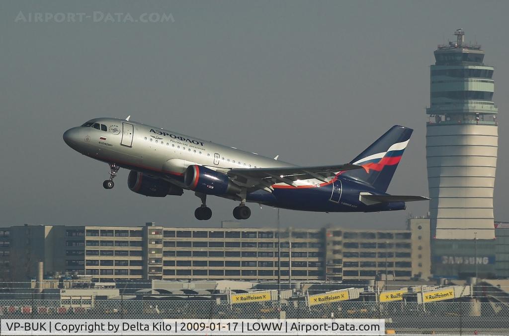 VP-BUK, 2007 Airbus A319-112 C/N 3281, AEROFLOT  A319-112