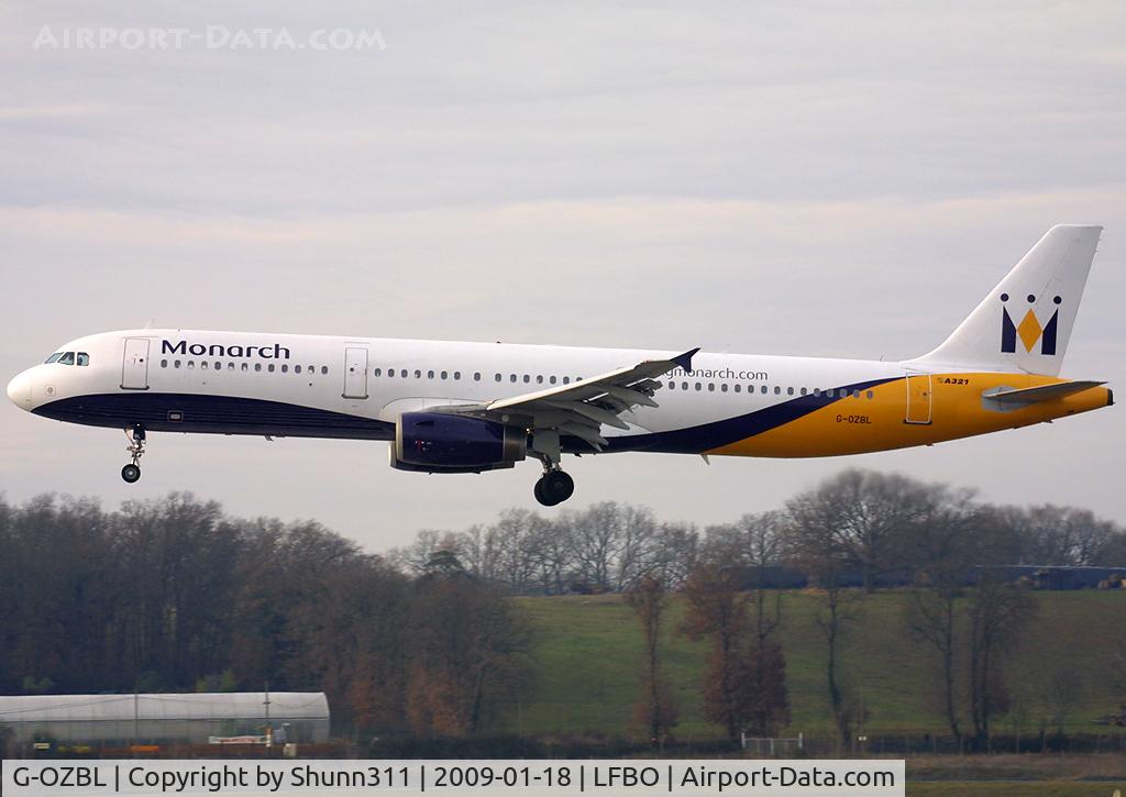G-OZBL, 1998 Airbus A321-231 C/N 864, Landing rwy 14R