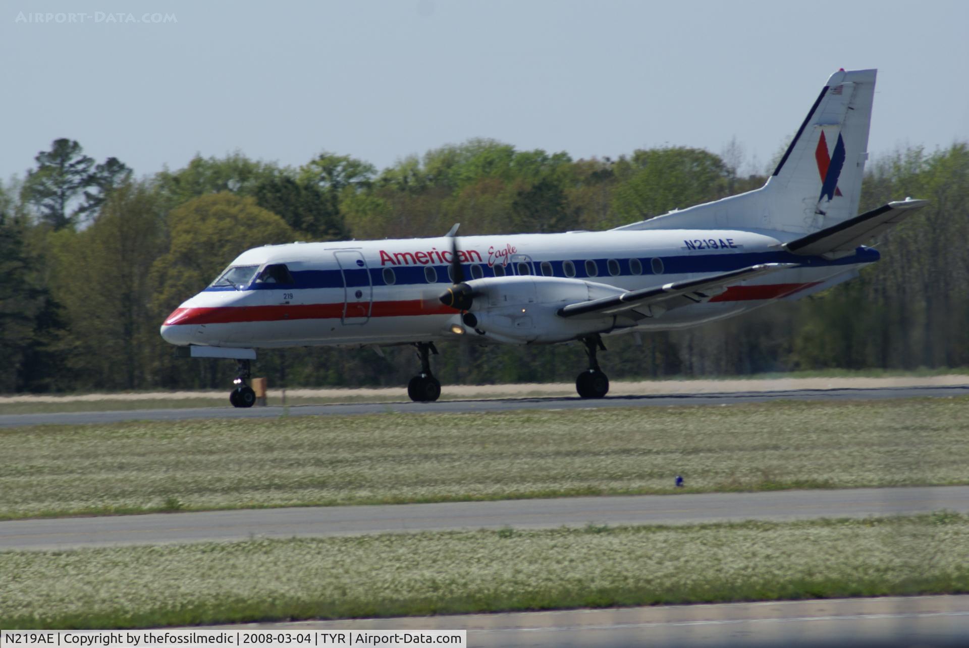 N219AE, 1990 Saab 340B C/N 340B-219, Arrival in Tyler, Texas