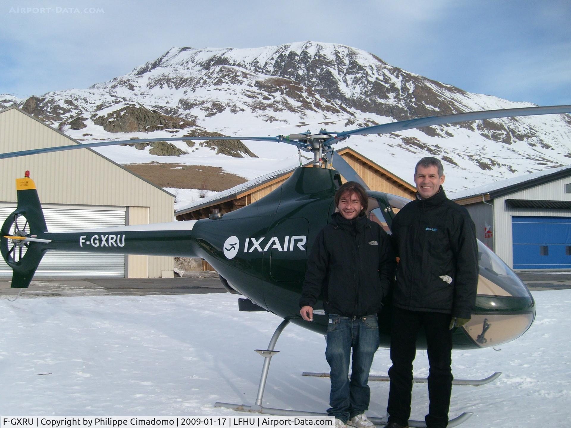 F-GXRU, 2008 Guimbal Cabri G2 C/N 1003, First landing of a Cabri G2 at 6100