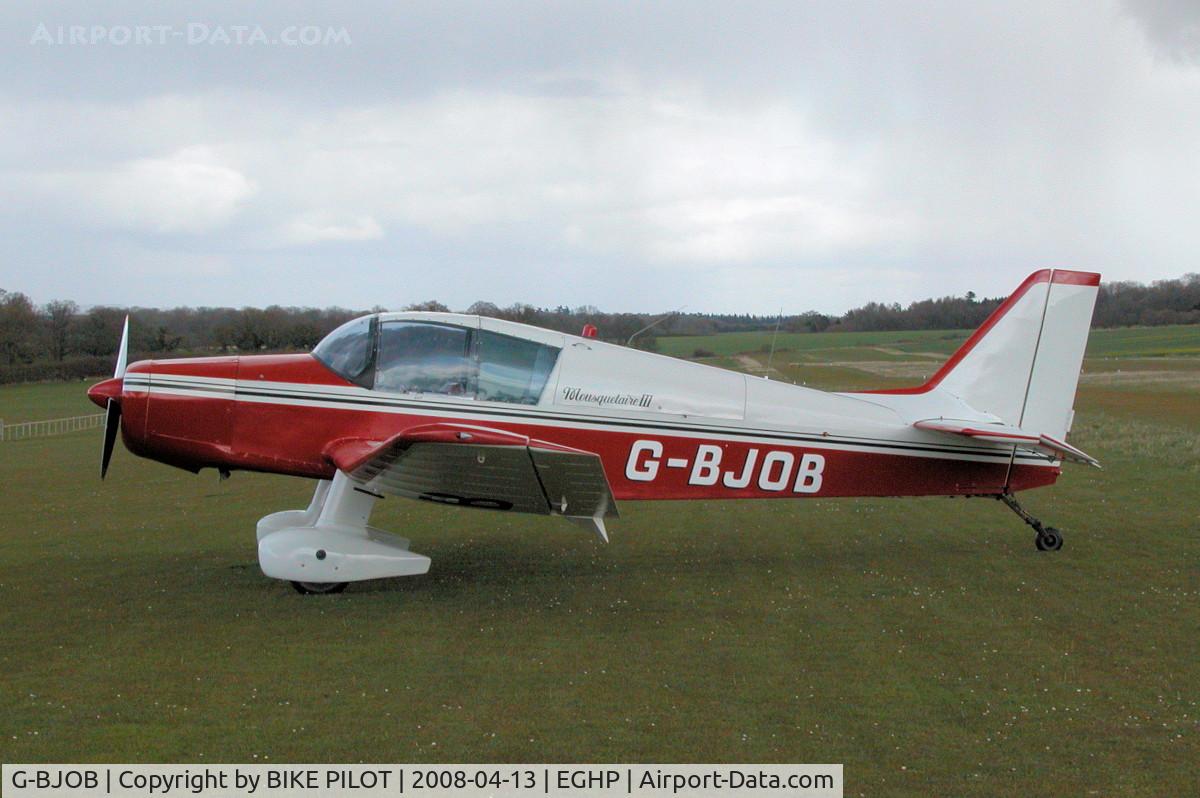 G-BJOB, 1964 SAN Jodel D-140C Mousquetaire III C/N 118, VISITING THE JODEL FLY-IN