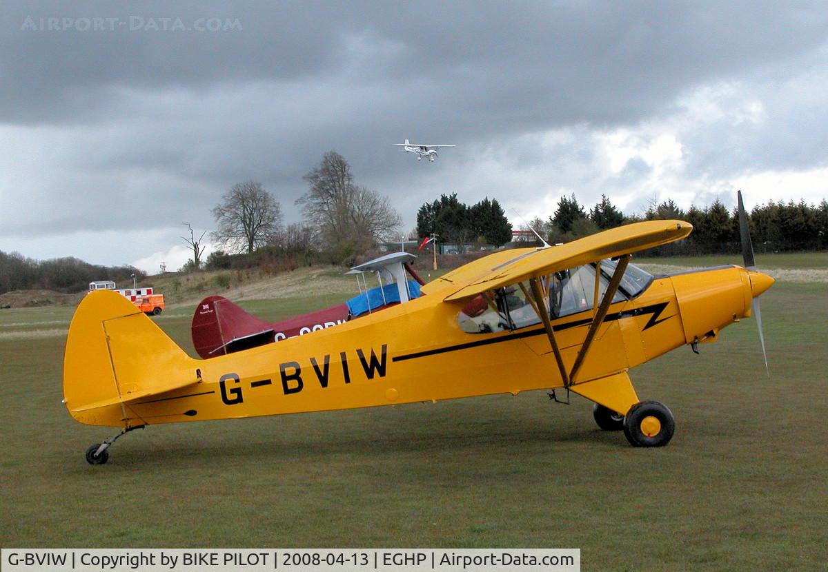G-BVIW, 1965 Piper PA-18-150 Super Cub C/N 18-8277, VISITING THE JODEL FLY-IN
