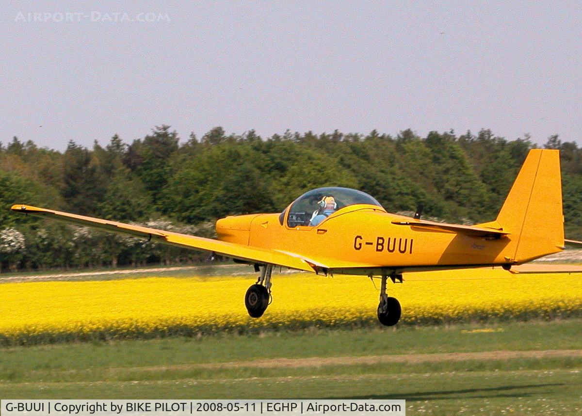 G-BUUI, 1993 Slingsby T-67M Firefly Mk2 C/N 2119, DEPARTING RWY 03.DEHAVILLAND FLY-IN