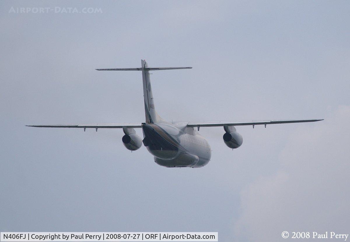 N406FJ, 2000 Fairchild Dornier 328-300 328JET C/N 3156, And away she goes