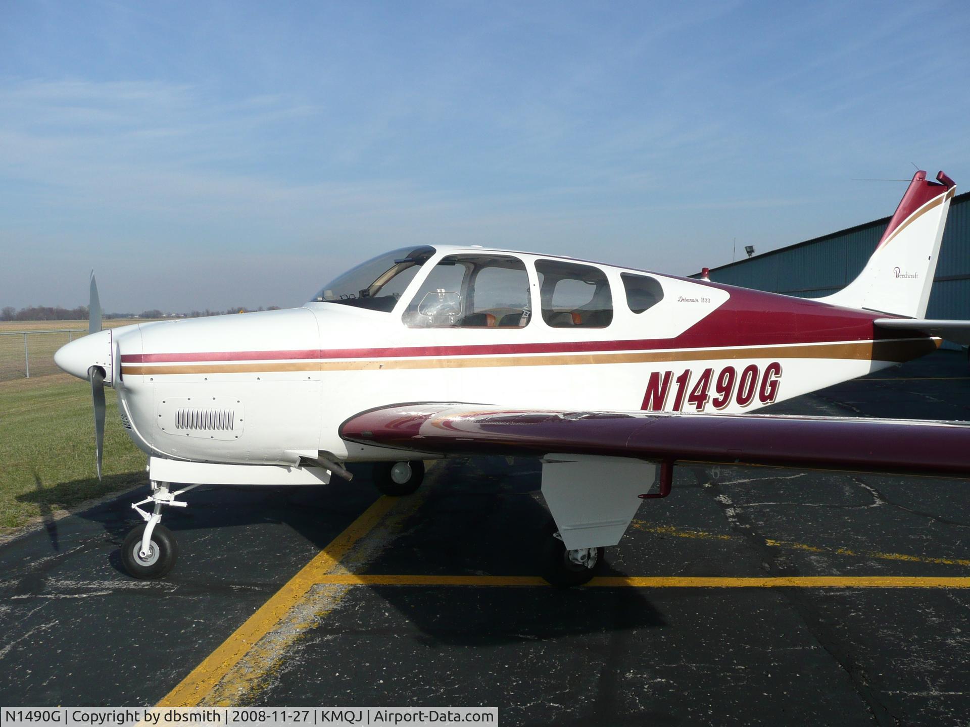 N1490G, 1962 Beech 35-B33 Debonair C/N CD-476, 1962 35-B33 Debonair