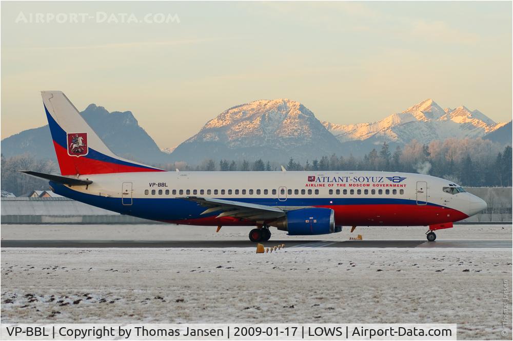 VP-BBL, 1985 Boeing 737-347 C/N 23183, Start in Salzburg
