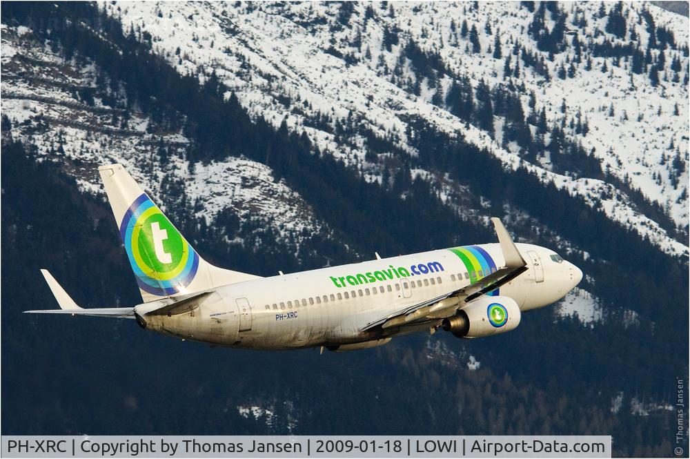 PH-XRC, 2003 Boeing 737-7K2 C/N 29347, Start in Innsbruck