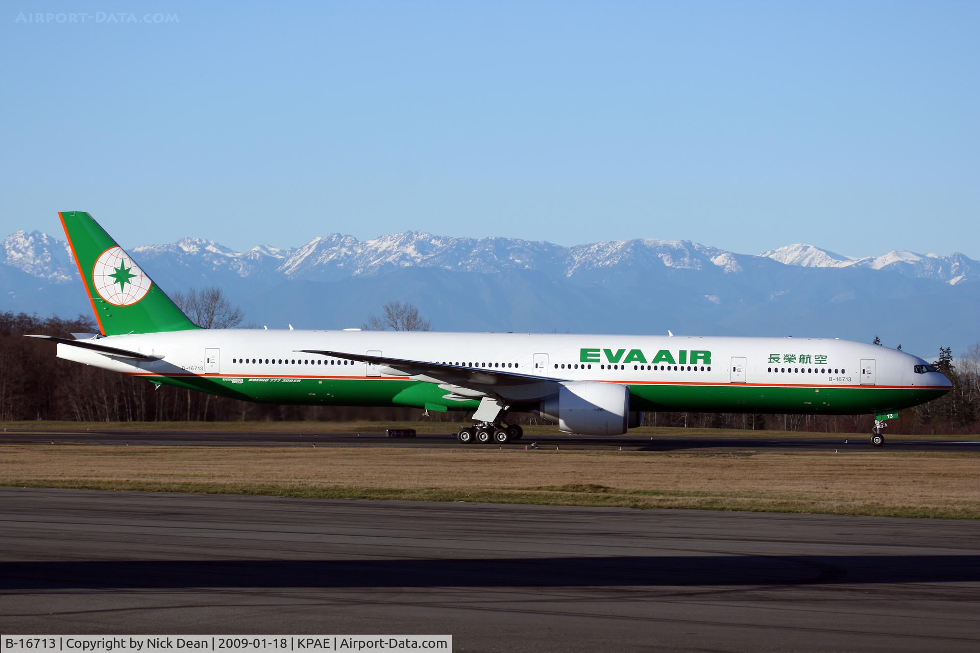B-16713, 2009 Boeing 777-35E/ER C/N 33756, KPAE (Boeing 662 returning from a Sunday morning flight test)