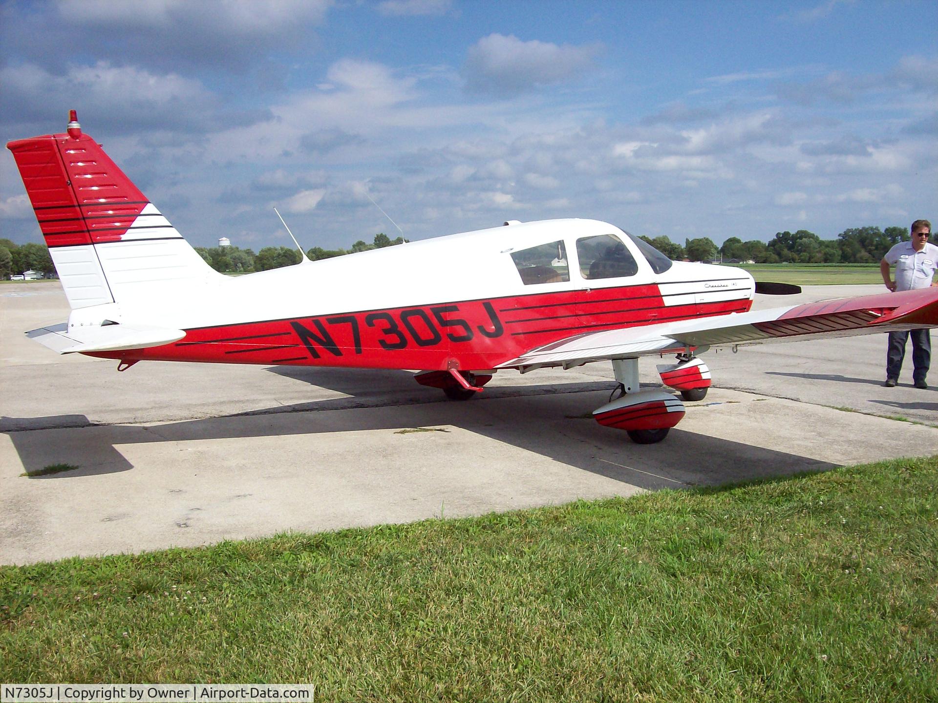 N7305J, 1968 Piper PA-28-140 C/N 28-24636, You must believe it in your heart.