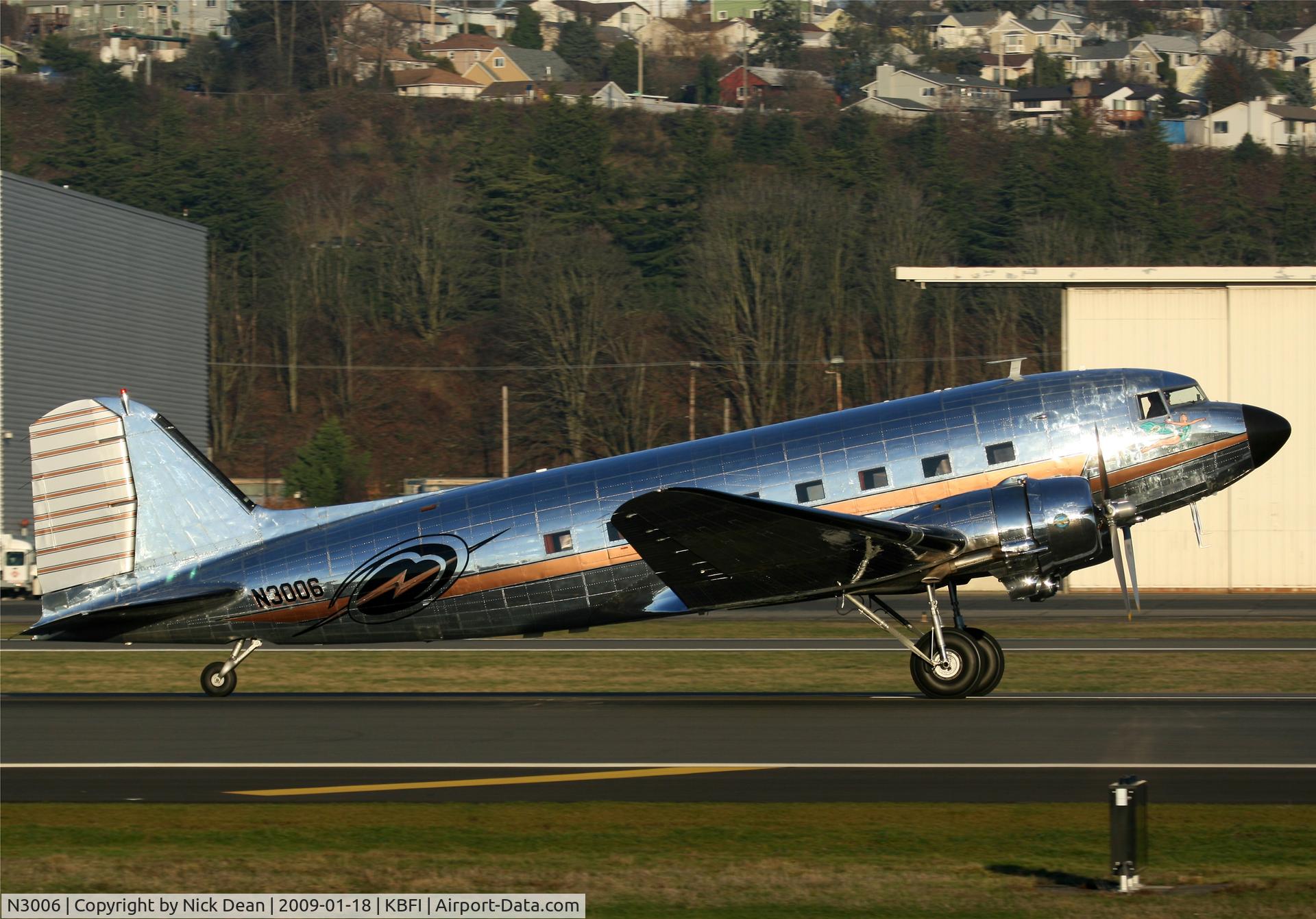 N3006, 1946 Douglas DC-3 C/N 42961, KBFI
