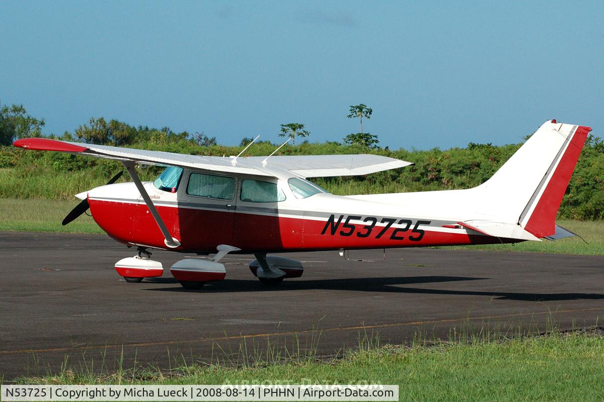 N53725, 1981 Cessna 172P C/N 17274808, At Hana/Maui