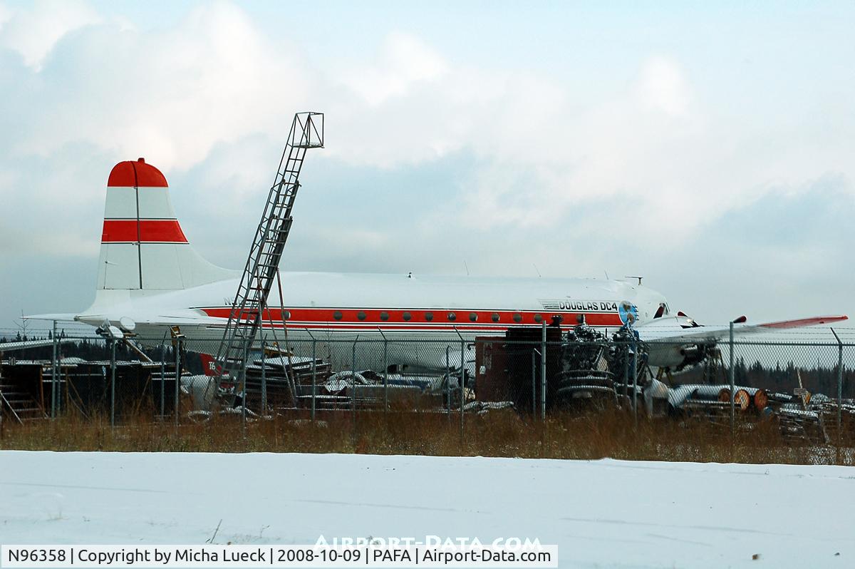 N96358, 1944 Douglas C-54E C/N 27284, At Fairbanks, Alaska