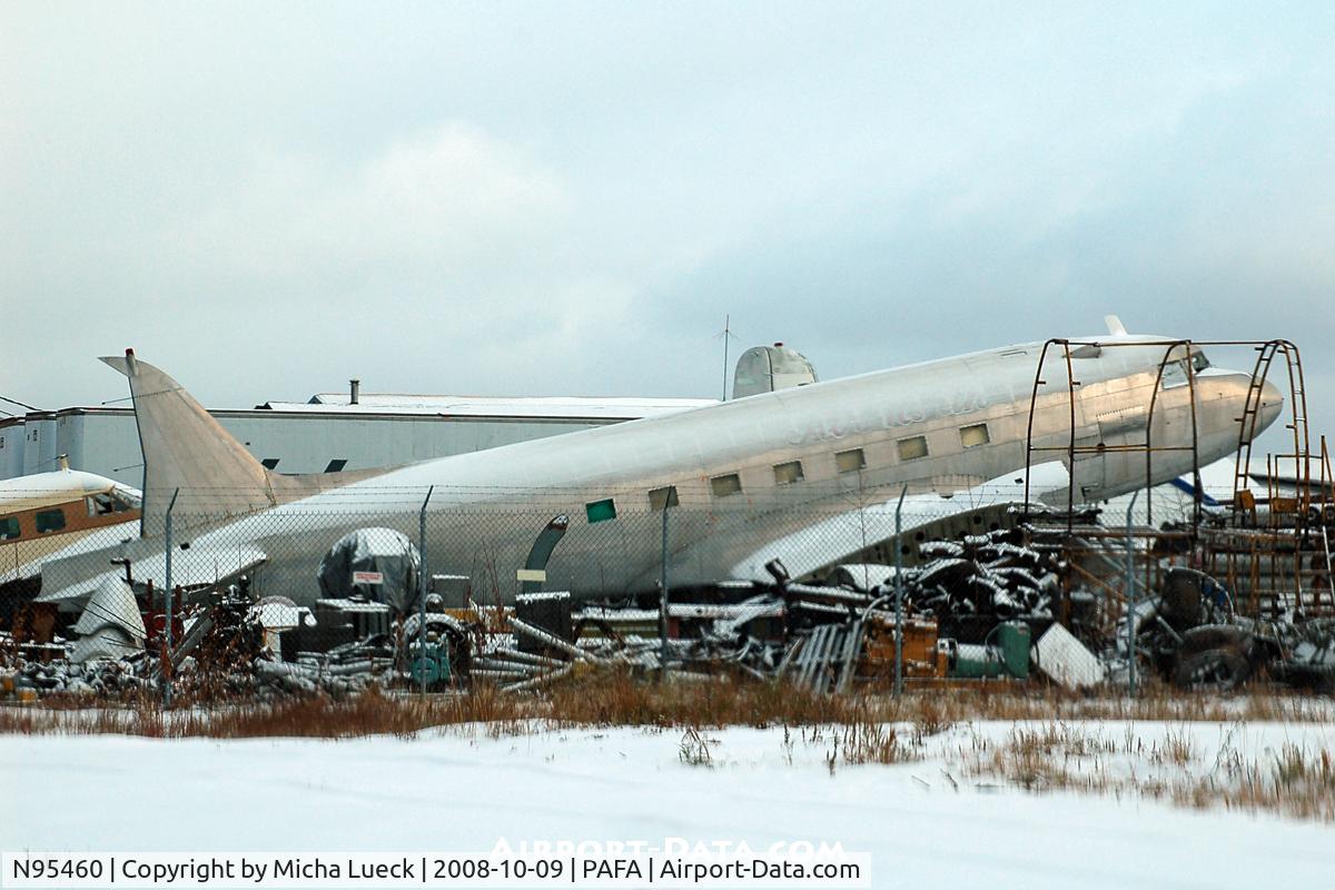 N95460, Douglas DC3C C/N 20190, At Fairbanks, Alaska