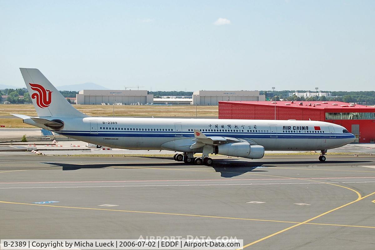 B-2389, 1998 Airbus A340-313X C/N 243, At Frankfurt