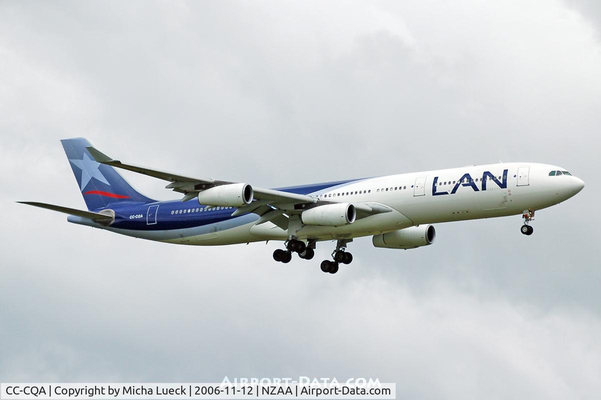 CC-CQA, 2000 Airbus A340-313X C/N 359, On finals