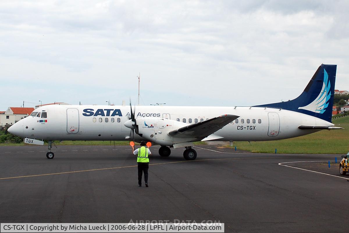 CS-TGX, 1990 British Aerospace ATP C/N 2025, At Flores