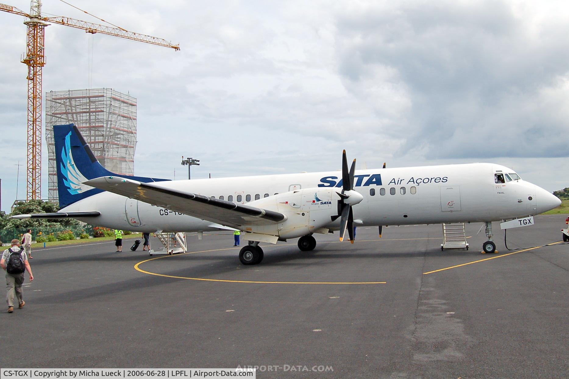 CS-TGX, 1990 British Aerospace ATP C/N 2025, At Flores