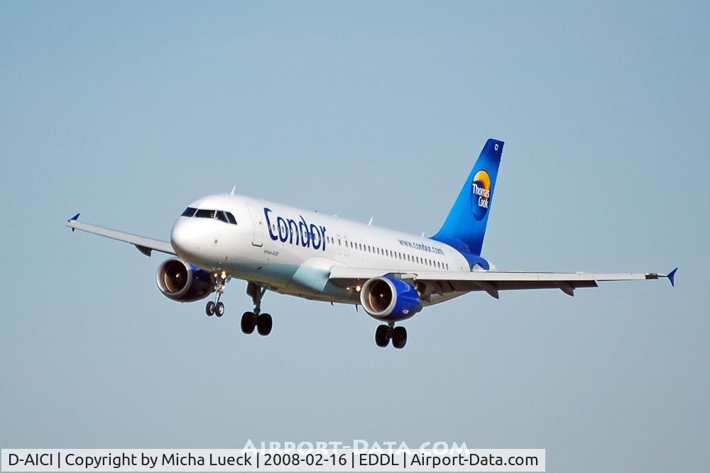 D-AICI, 2000 Airbus A320-212 C/N 1381, On finals