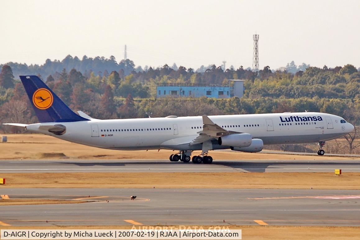 D-AIGR, 1999 Airbus A340-313X C/N 274, At Narita