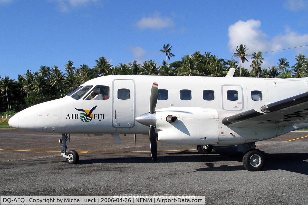 DQ-AFQ, 1992 Embraer EMB-110P1 Bandeirante C/N 110328, At Taveuni Matei