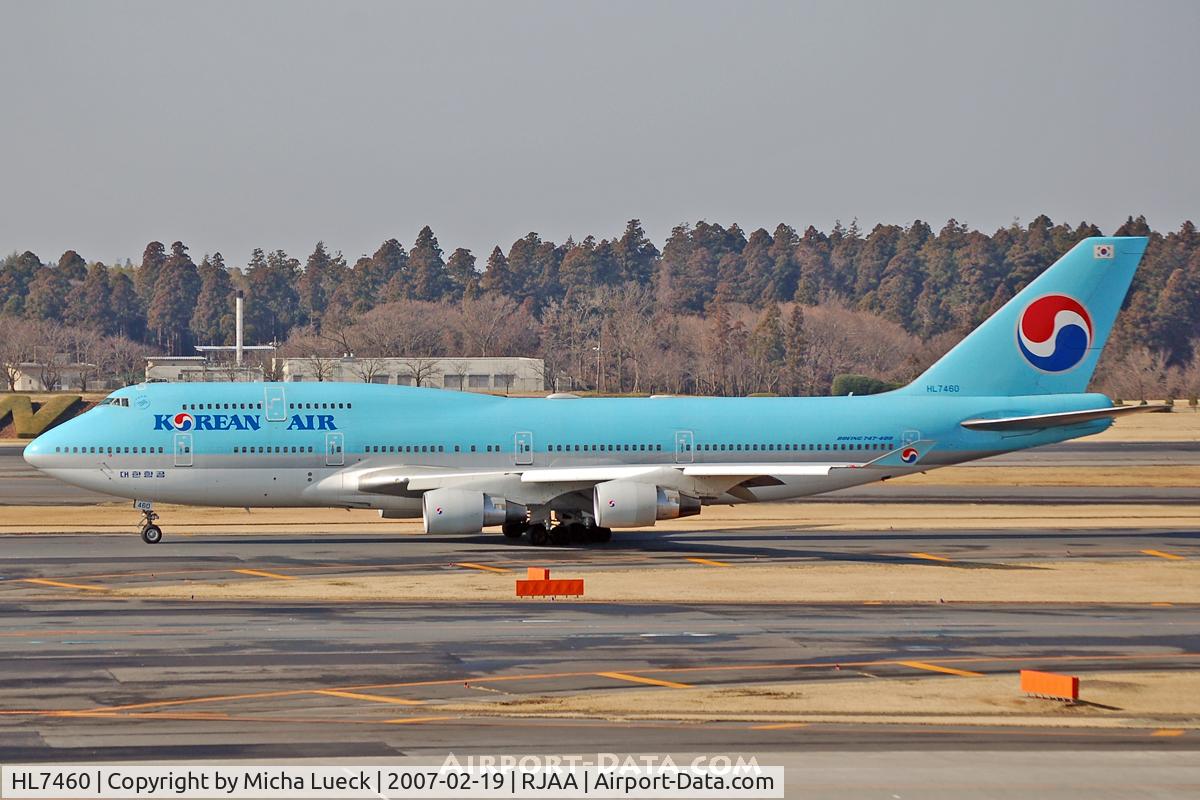 HL7460, 1997 Boeing 747-4B5 C/N 26404, At Narita