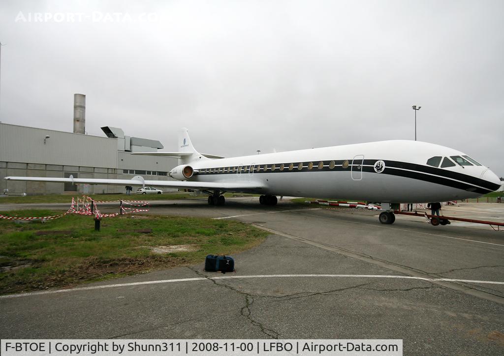 F-BTOE, 1973 Sud Aviation SE-210 Caravelle 12 C/N 280, Was preserved inside Airbus factory... To be joined on the future Museum at LFBO in 2011... Thanks to Mr Postigo to let me take the pictures