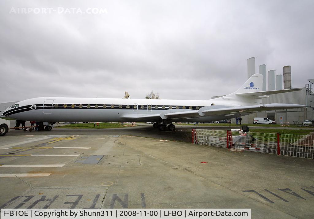 F-BTOE, 1973 Sud Aviation SE-210 Caravelle 12 C/N 280, Was preserved inside Airbus factory... To be joined on the future Museum at LFBO in 2011... Thanks to Mr Postigo to let me take the pictures