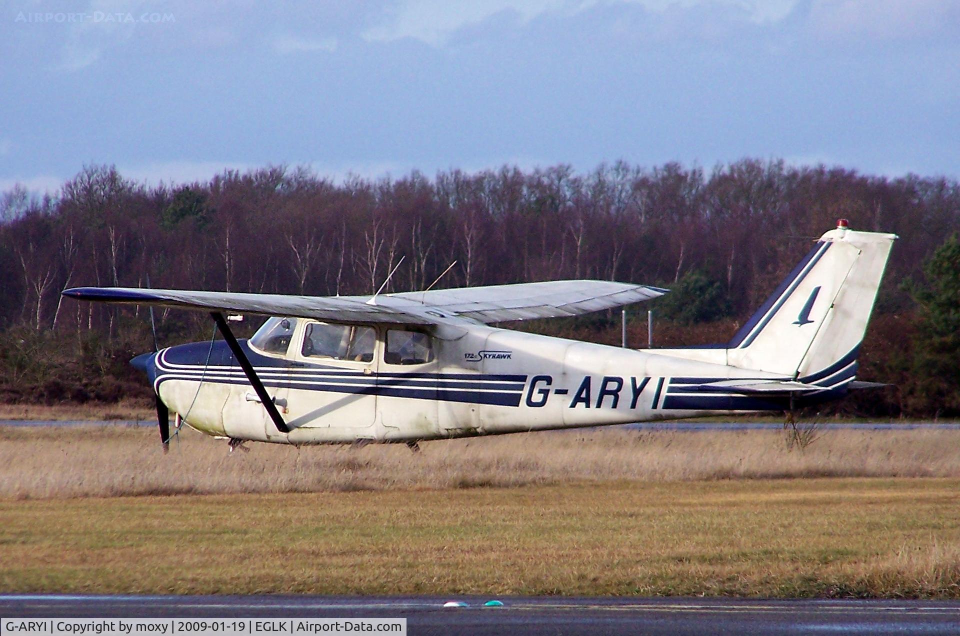 G-ARYI, 1962 Cessna 172C C/N 17249260, Tatty Cessna 172C gradually deteriorating at Blackbushe