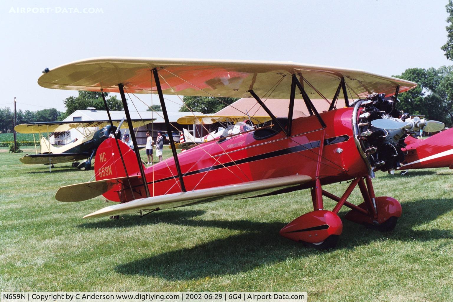 N659N, 1930 Waco ATO C/N 3123, Waco Reunion at 6G4 - 2002