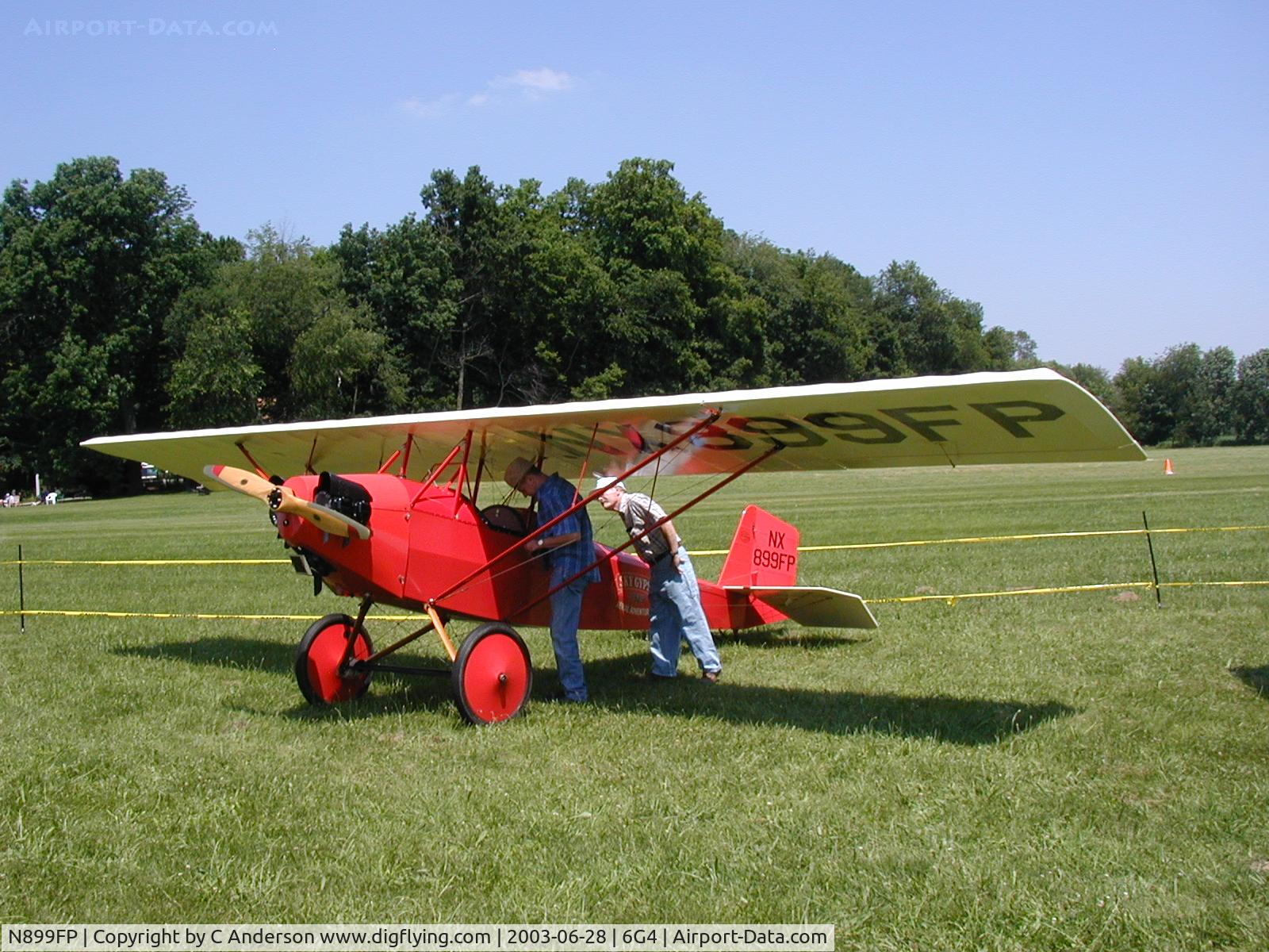 N899FP, 1983 Pietenpol Air Camper C/N 101 (N899FP), Waco Reunion at 6G4 - 2003